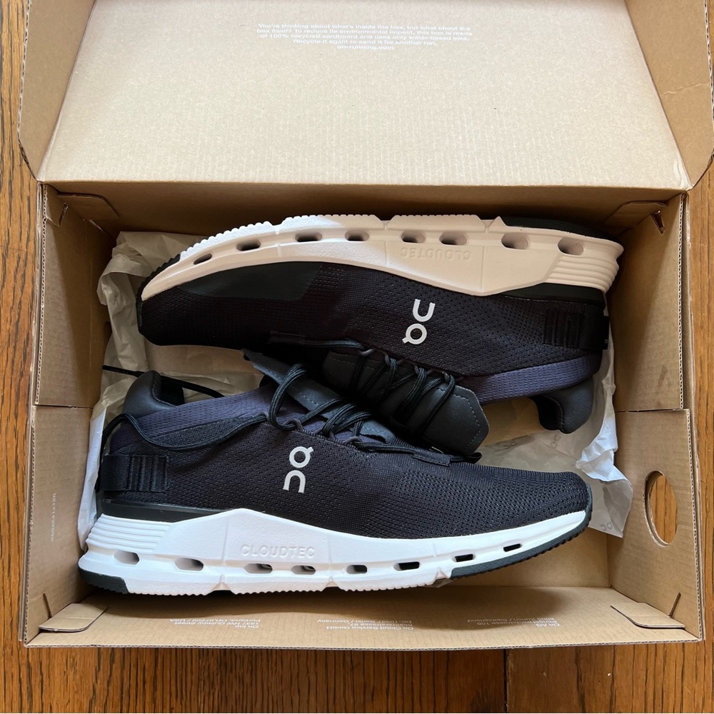 COPY - Size 10 Cloudtech Cloudnova shoes. Brand new never worn. Black and white